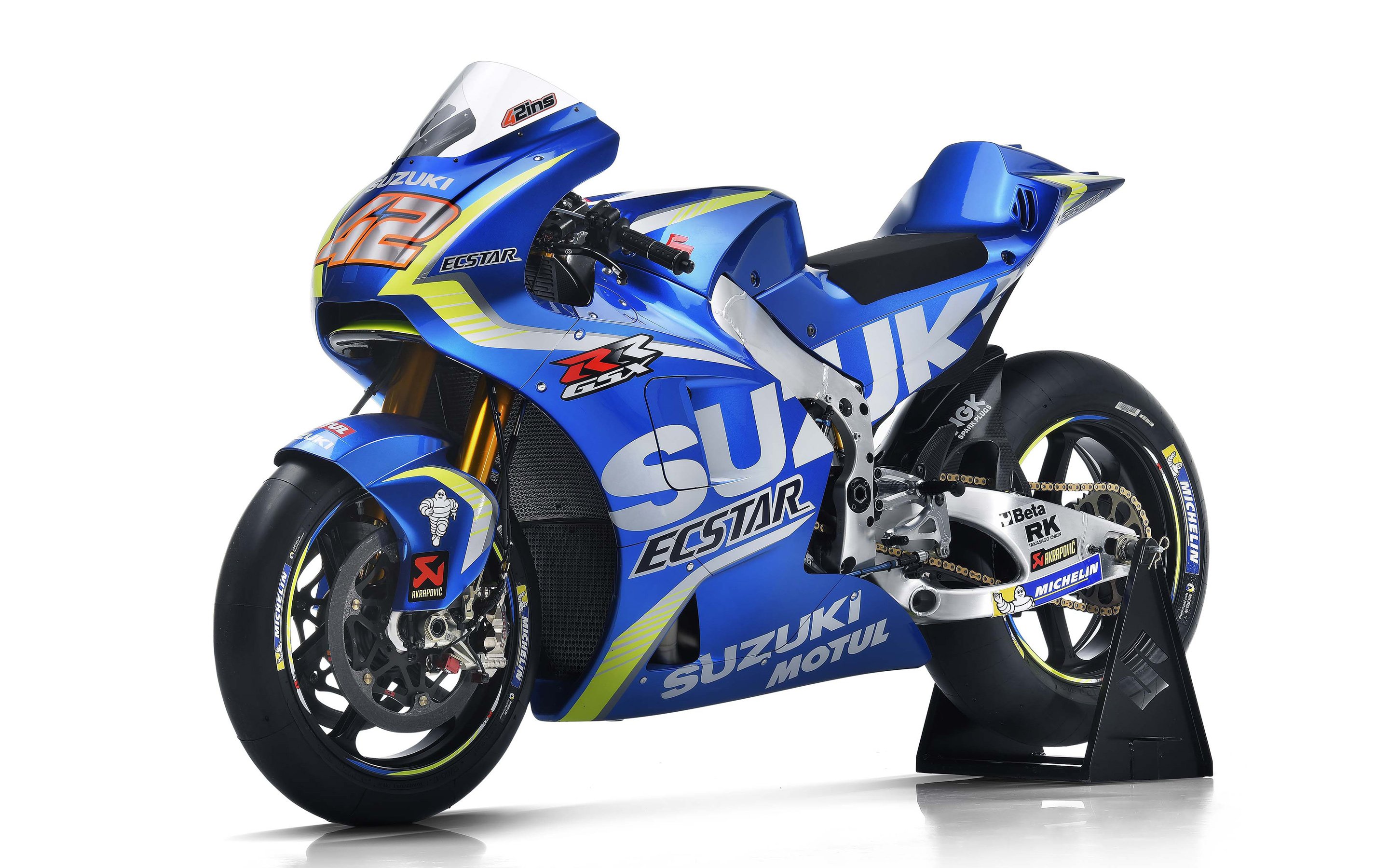 2017 Ecstar Suzuki Motogp Bike 4K Wallpaper • GamePhD