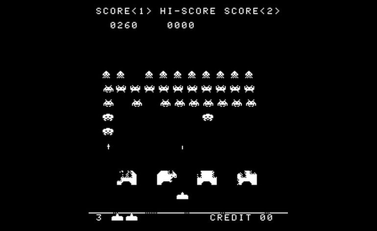 Play Space Invaders (TV Version rev 1) • Arcade GamePhD