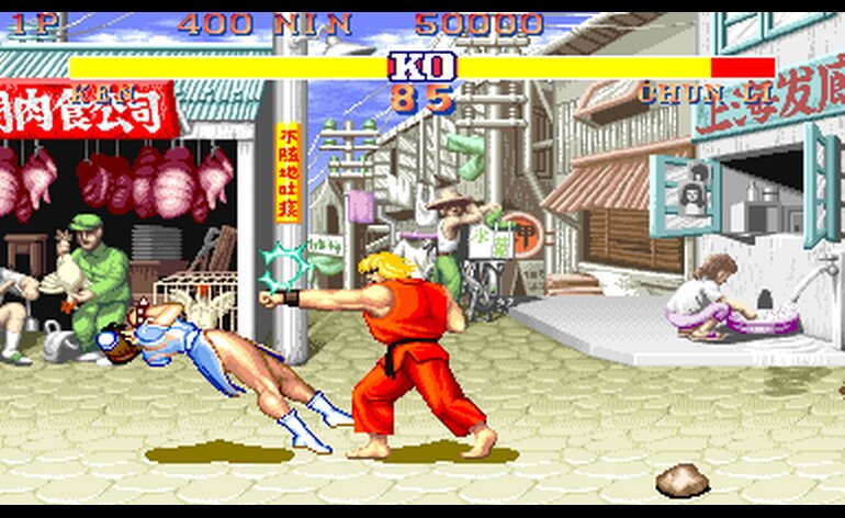 Play Street Fighter II - The World Warrior (910522 USA, rev I) • Arcade ...