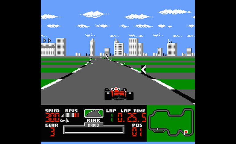 Play Ferrari - Grand Prix Challenge (USA) • NES GamePhD