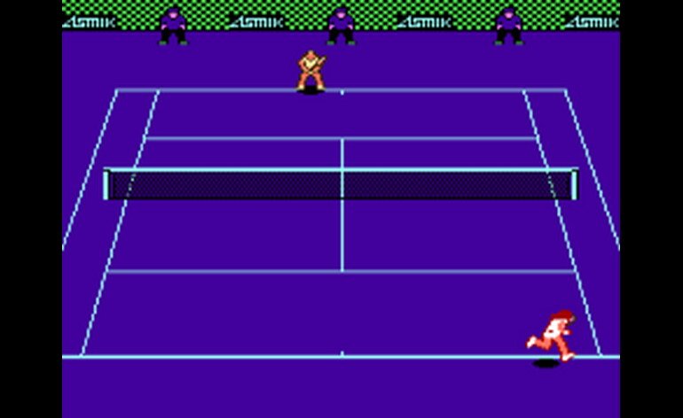 Play Top Players' Tennis Featuring Chris Evert & Ivan Lendl (USA) • NES ...